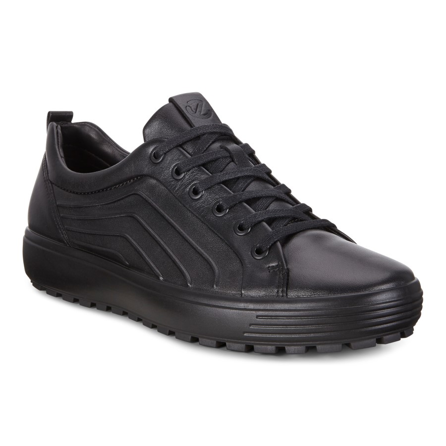 Black Ecco Soft 7 Tred Mens Romania