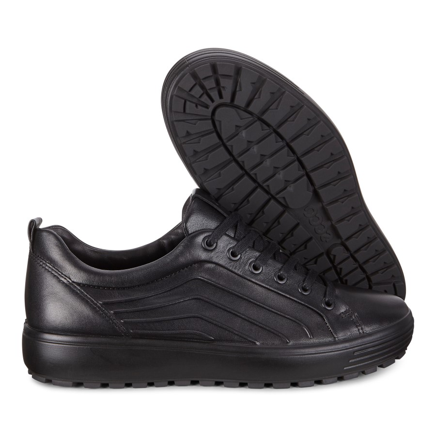 Black Ecco Soft 7 Tred Mens Romania