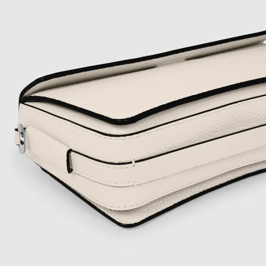 Geanta Caseta Creme Ecco Textureblock Compact Romania