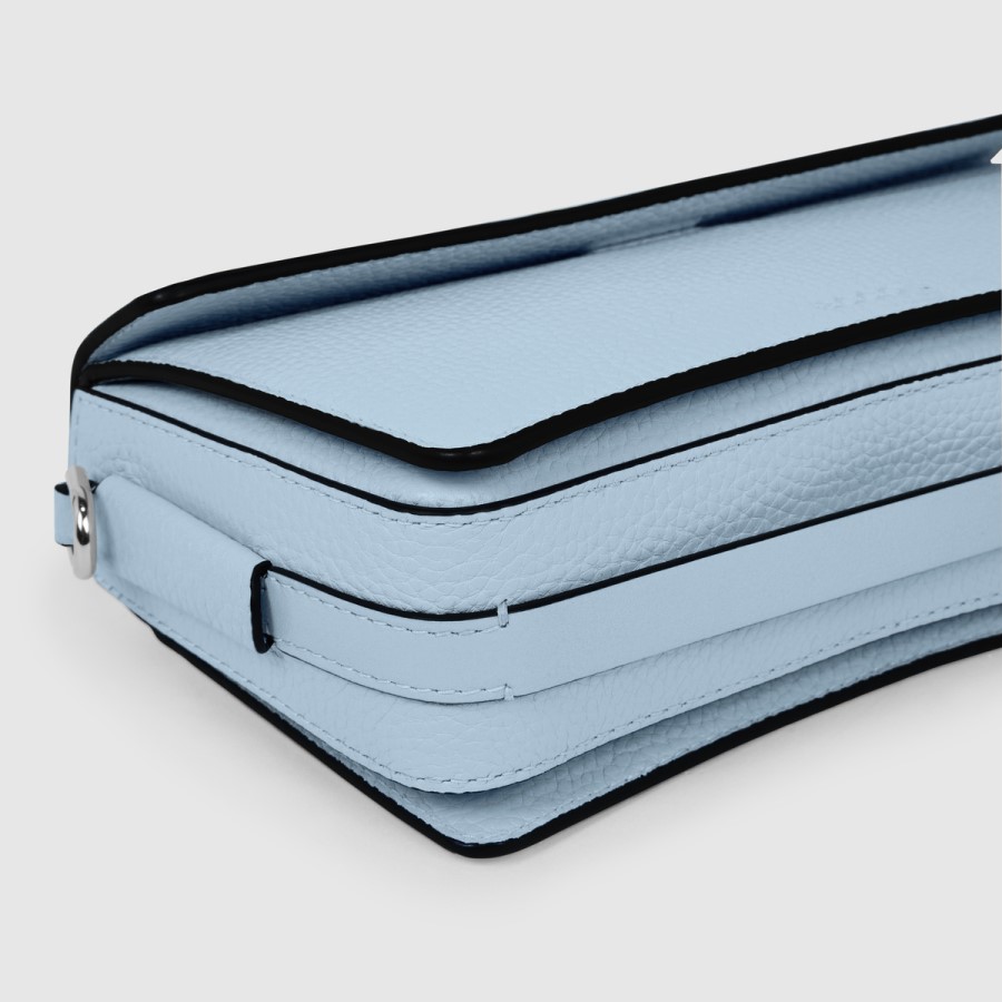 Geanta Caseta Textureblock Compact Ecco Sky Romania