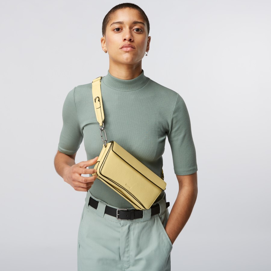 Geanta Caseta Textureblock Compact Pale Ecco Romania