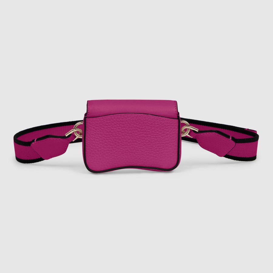 Geanta Caseta Textureblock Mini Fuchsia Ecco Romania